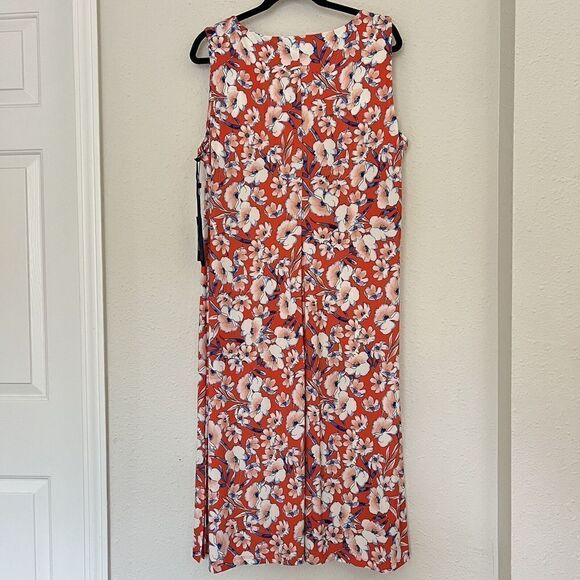 NEW Tommy Hilfiger Floral Midi Shift Dress Plus Size 18 - Picture 6 of 8